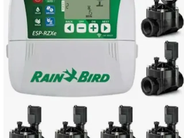 Irrigation controller and solenoid valves